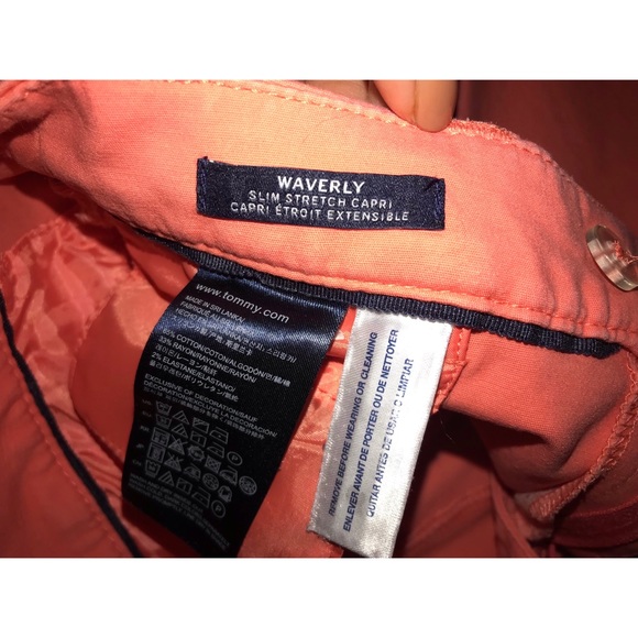 Coral Tommy Hilfiger Capris - Picture 3 of 8